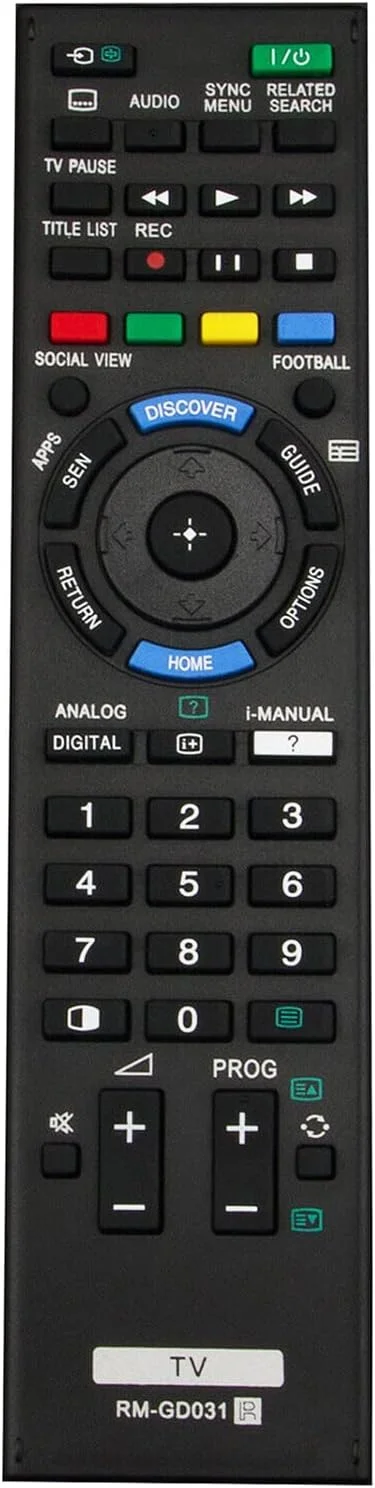 ریموت کنترل جایگزین Allimity RM-GD031 مناسب برای تلویزیون ال ای دی سونی Bravia مدل های KDL-48W600B KDL-70W850B KDL-50W800B KDL-55W800B KDL-40W600B KDL60W600B KDL-60W600B ریموت کنترل جایگزین Allimity RM-GD031 مناسب برای تلویزیون ال ای دی سونی Bravia مدل های KDL-48W600B KDL-70W850B KDL-50W800B KDL-55W800B KDL-40W600B KDL60W600B KDL-60W600B