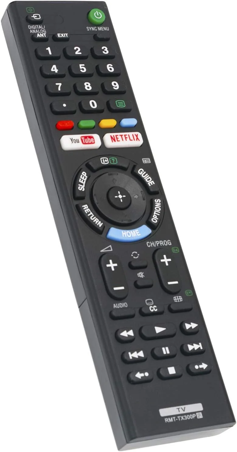ریموت کنترل جایگزین Allimity مدل RMT-TX300P برای تلویزیون ال سی دی سونی KD-43X7000E KD-43X7000F KD-43X7007E KD-43X7007F KD-49X7000E KD-49X7000F KD-49X7007E KD-49X7007F KD-55X7000E KD-55X7000F KD-55X7007E