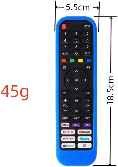 کاور ریموت JIROAOTIC سازگار با Hisense EN2G30H EN2AI30H EN2P30H، برای تلویزیون هوشمند A4FG A4CG 2022 کنترل از راه دور VIDAA EN2H30H EN2D30H EN2B30H EN2J30H EN2A30