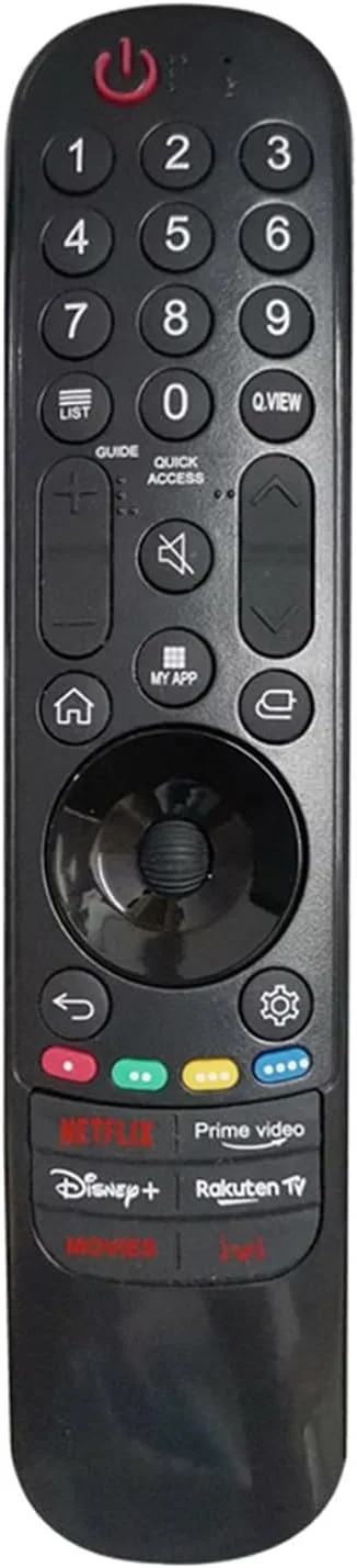 ریموت کنترل مادون قرمز جهانی iHandy برای تلویزیون های هوشمند ال جی، جایگزینی برای تمام تلویزیون های هوشمند ال سی دی ال ای دی اولد UHD HDTV 4K ال جی - بدون عملکردهای صوتی و ماوس (IR-MR21GA)