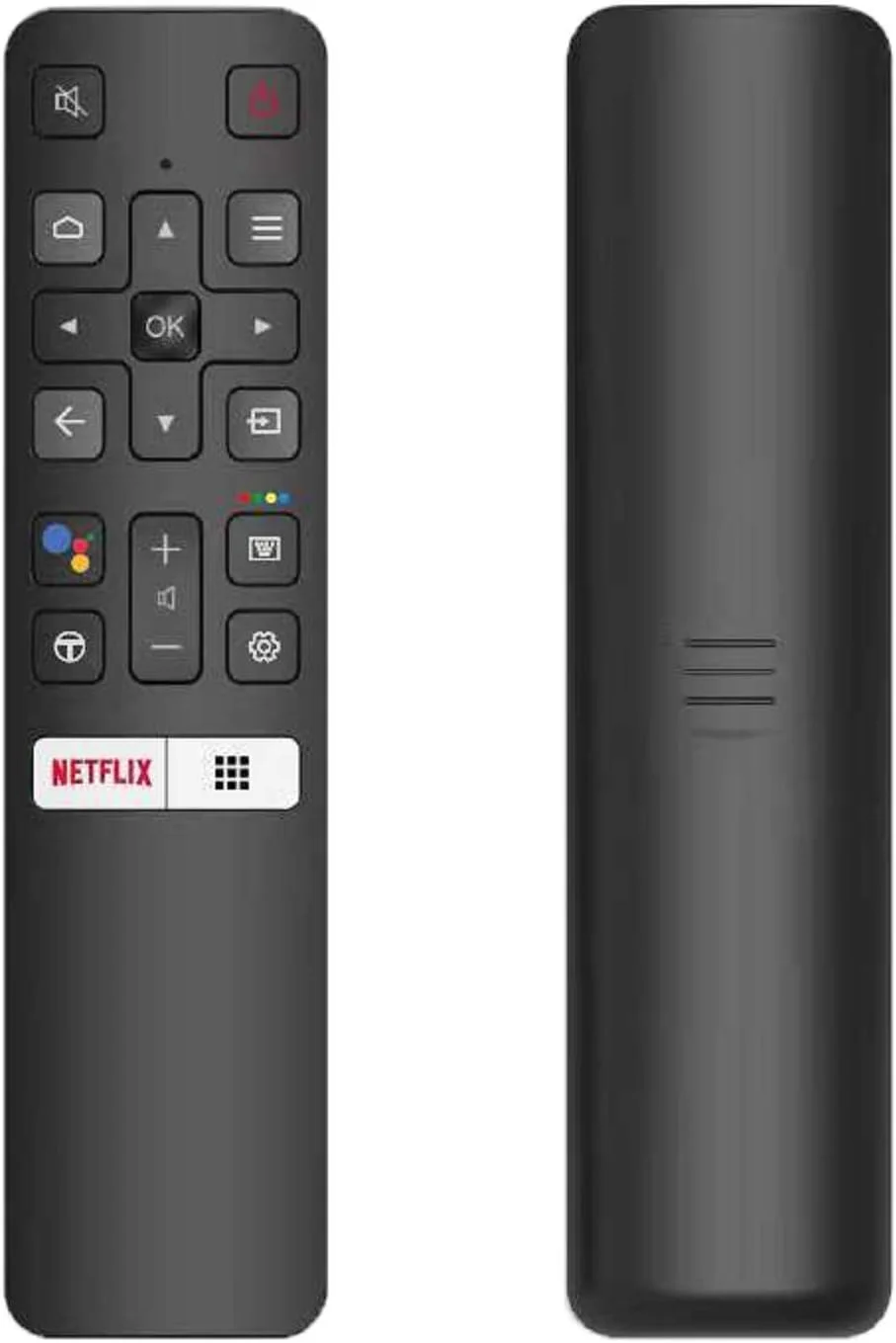ریموت کنترل Hybite سازگار با تلویزیون های هوشمند TCL/Iffalcon Smart HD 4K LED با عملکرد Netflix (بدون عملکرد Google Assist/Voice، فقط ریموت مشابه کار خواهد کرد) مشکی