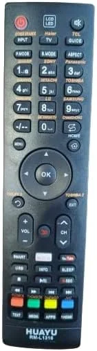 ریموت کنترل تلویزیون هوایو RM-L1316 برای کنترل از راه دور جهانی LED/LCD