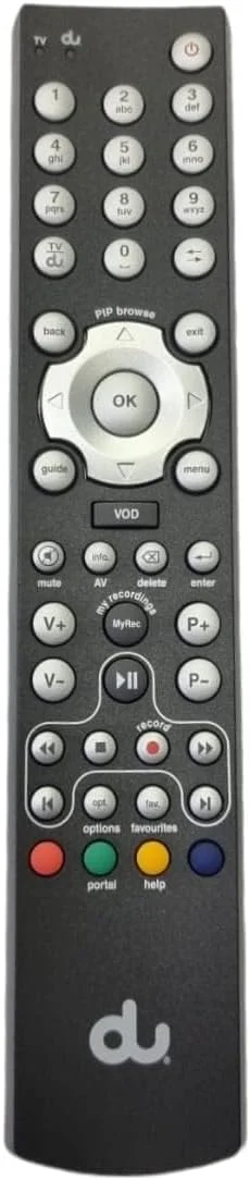 ریموت کنترل جایگزین HCE برای دستگاه DU TV