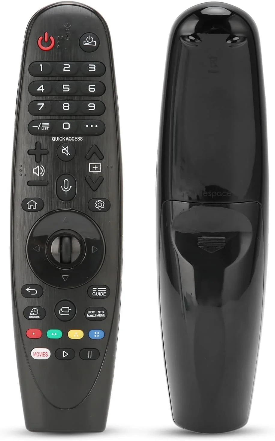 ریموت کنترل تلویزیون Goshyda AN-MR19BA، ریموت کنترل جایگزین قابل حمل برای تلویزیون های W9 E9 C9 B9 SM99 SM95 SM90 SM86 SM81 UM80 UM75 UM73 UM71 UM6970