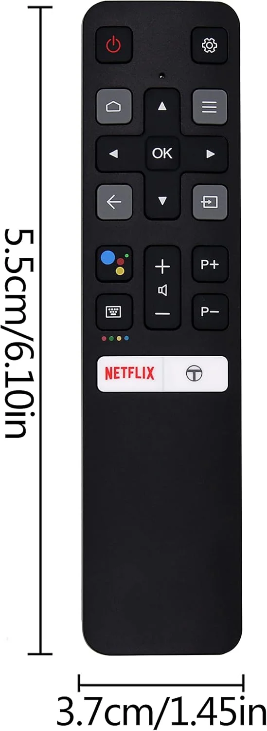 ریموت کنترل جایگزین TCL RC802V مناسب برای تلویزیون هوشمند TCL