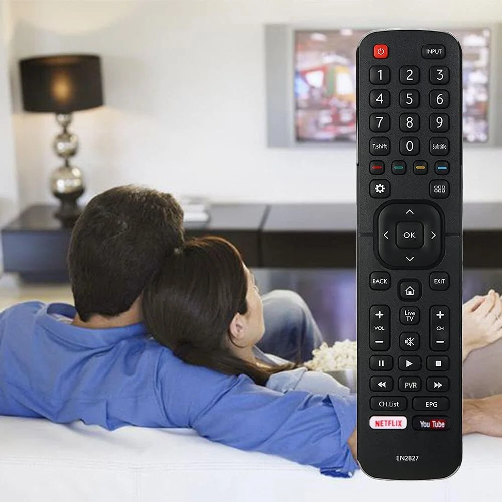 ریموت کنترل عمومی تلویزیون هایسنس مدل EN2B27 جایگزین کنترل از راه دور دستی برای هایسنس 32K3110W 40K3110PW 50K3110PW 40K321UW 50K321UW 55K321UW