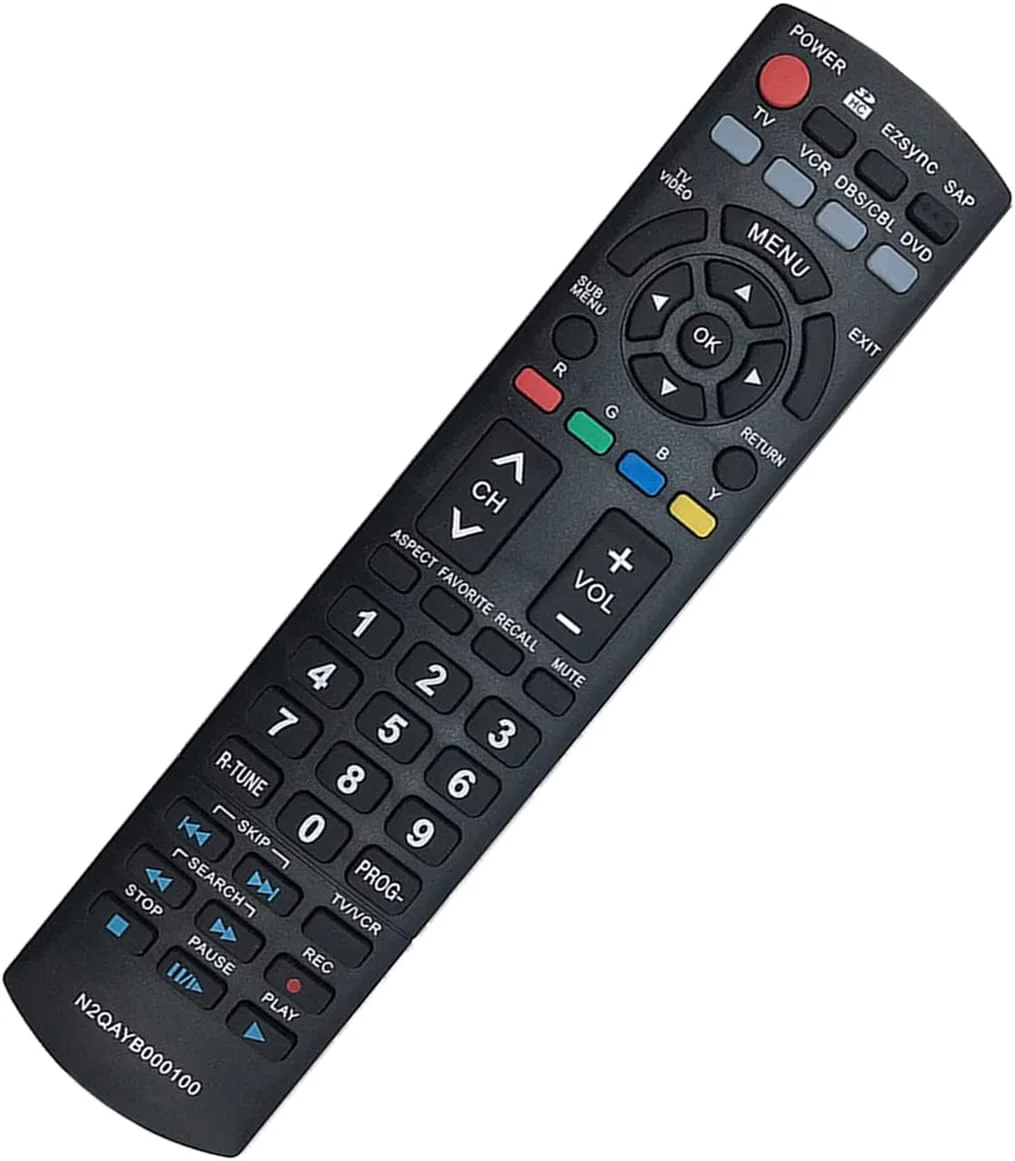 ریموت کنترل جایگزین یونیورسال GHUST N2QAYB000100 برای تلویزیون پاناسونیک N2QAYB000220 TH-46PZ85 TH-46PZ85UA TH-50PZ800 TH-50PZ800UA TH-50PZ85 TH-50PZ85UA TH-58PZ800 TH-58PZ800U