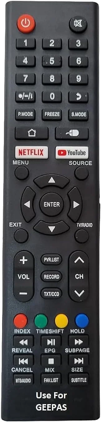 ریموت کنترل جایگزین عمومی سازگار با تلویزیون های هوشمند ال سی دی و ال ای دی جی پاس