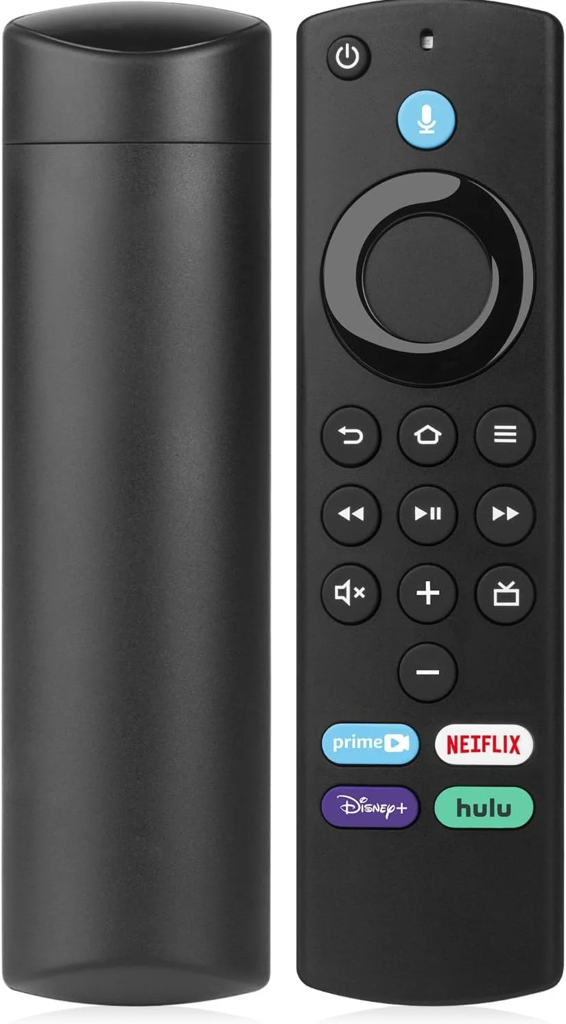 ریموت کنترل صوتی جایگزین eWINNER مدل L5B83G، مناسب برای تلویزیون های هوشمند آمازون استیک (نسل 2/3)، برای تلویزیون های هوشمند کیوب (نسل 1/2)، برای تلویزیون هوشمند استیک لایت/4K/4K Max، برای تلویزیون هوشمند نسل 3