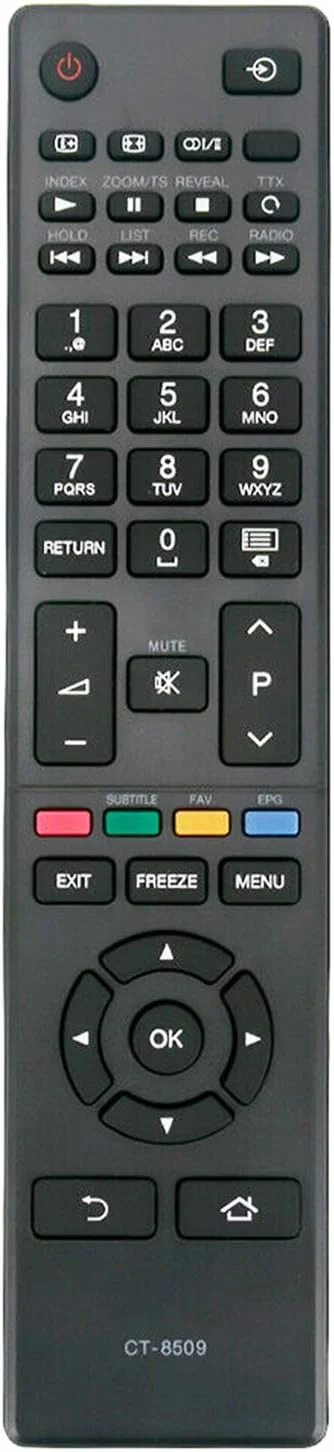 ریموت کنترل جدید CT-8509 مناسب برای تلویزیون های هوشمند LED سری U77 توشیبا مدل های 65U7750 55U7750 49U7750 43U7750