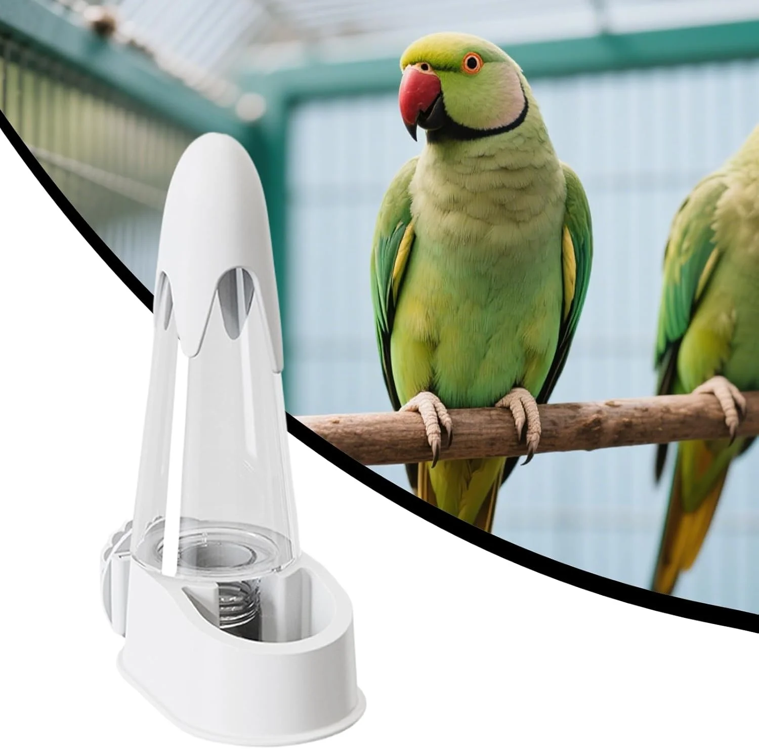 آبخوری پرنده | آب پخش کن اتوماتیک قفس پرنده، آبخوری حیوانات خانگی نژاد کوچک و متوسط برای طوطی ها، مرغ عشق، عروس هلندی و باجریگار آبخوری پرنده | آب پخش کن اتوماتیک قفس پرنده، آبخوری حیوانات خانگی نژاد کوچک و متوسط برای طوطی ها، مرغ عشق، عروس هلندی و باجریگار