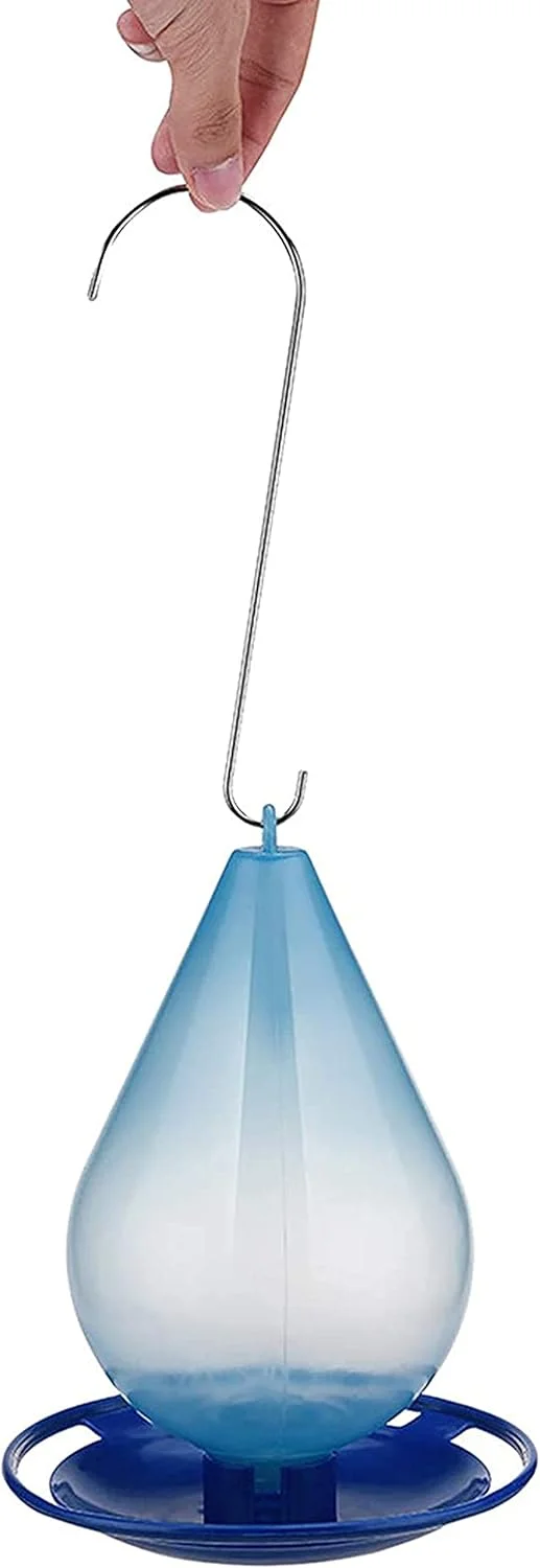 آبخوری قطره ای پرنده DELFINO، آبخوری آویز پرندگان وحشی برای باغ در فضای باز، آبخوری اتوماتیک پرنده، لوازم جانبی قفس کاسه ای، آبخوری پلاستیکی پرنده خانگی، آبخوری، غذاخوری برای پرندگان