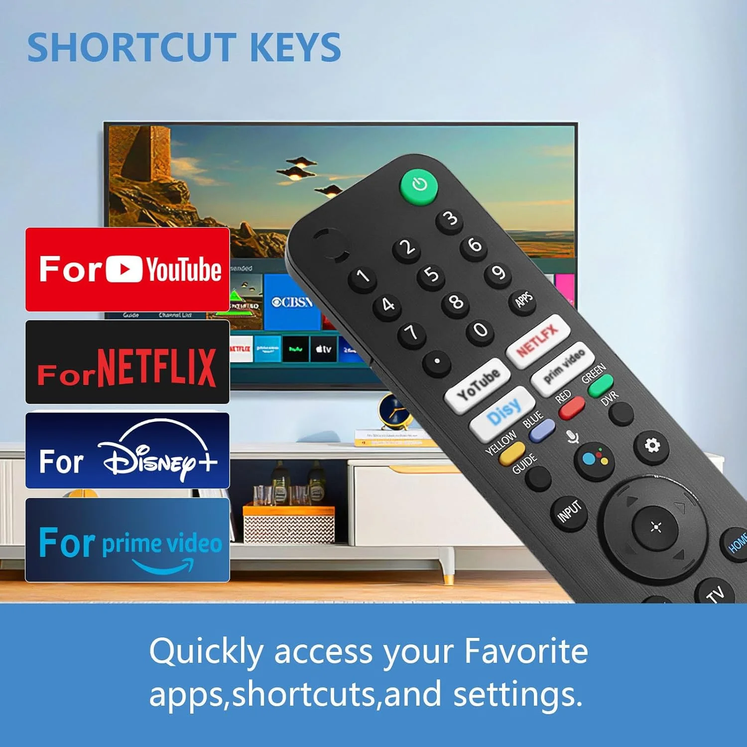 ریموت کنترل صوتی RMF-TX520U برای تلویزیون سونی، جایگزین برای تلویزیون های هوشمند Google TV سونی Bravia OLED Ultra HD LED UHD 4K 8K مدل های KD75X80J KD65X80J KD55X80J XR65A80J XR55A80J XR48A90J