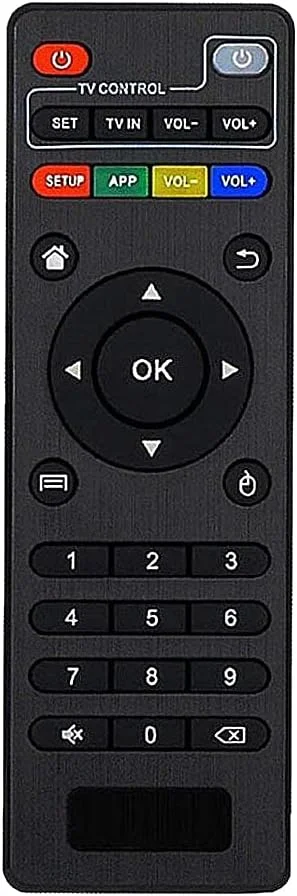 ریموت کنترل جایگزین سازگار برای اندروید تی وی باکس (OTT MXQ، MXQ PRO 4K، MXQ PRO، T95 Super، Q+، T95 S1، T95 S2، HK1 Pro، OTT M8S+، T95H، T95N)