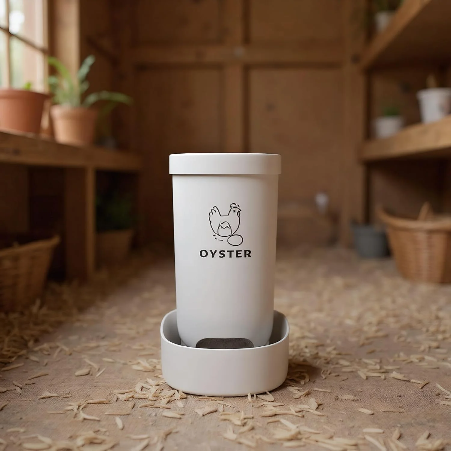 ظرف غذای طیور برای مرغ | ظرف غذای اتوماتیک دو تکه برای اردک، پخش کننده غذای جوجه، جعبه غذای ضد ریزش برای مزارع حیاط خلوت، خرگوش، گربه، اردک، پرندگان