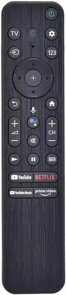 ریموت کنترل صوتی جایگزین نئو کلاسیک RMF-TX800P سازگار با تلویزیون های سونی - تلویزیون هوشمند 4K 8K مدل های XR-55X90K KD-55X85K XR-65X90K KD-75X85K XR-75X90K KD-85X85K XR-85X95K XR-85X90K XR-65X95K XR-65A80K.