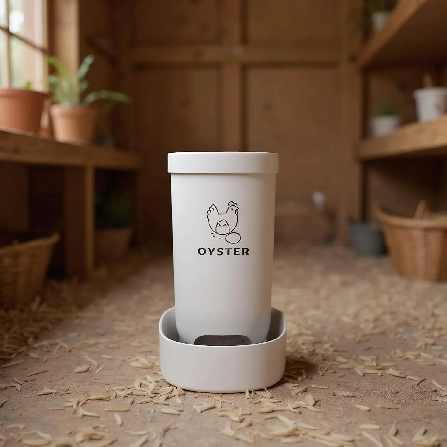 ظرف غذای مرغ - ظرف غذای اتوماتیک اردک، پخش کننده غذای جوجه 2 تکه | جعبه غذادهی ضد ریزش برای مزارع حیاط خلوت، دیوار، خرگوش، گربه، اردک، پرندگان