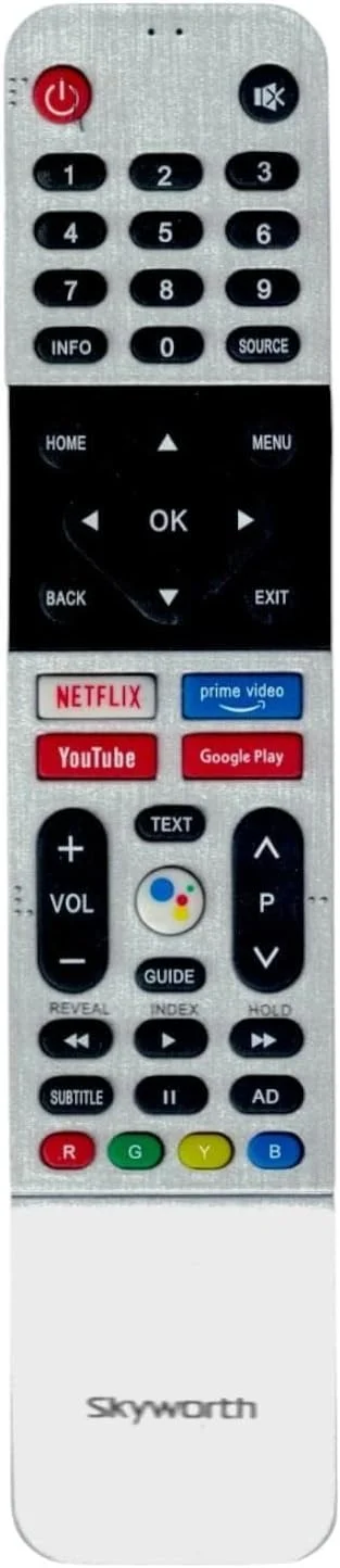 ریموت کنترل جایگزین BURAQ برای تلویزیون Skyworth مدل‌های 32TB5000 40TB5000 40TB5050 43UB5500 43TB5000 43TB5050 43UB5550 43UB5560 50UB5550 50UB5560 55UB5500 55UB5550