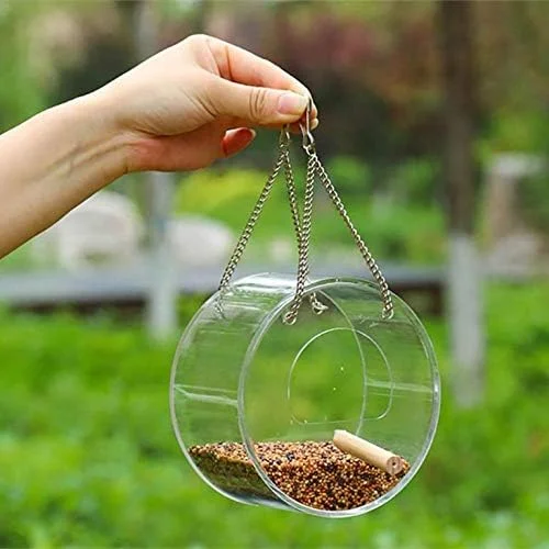 ظرف غذای پرندگان، ست 2 عددی "مناسب برای طوطی خاکستری، اکلکتوس، سان کانور، مرغ عشق و فنچ ها" آکریلیک (شفاف) ظرف غذای پرندگان، ست 2 عددی "مناسب برای طوطی خاکستری، اکلکتوس، سان کانور، مرغ عشق و فنچ ها" آکریلیک (شفاف)