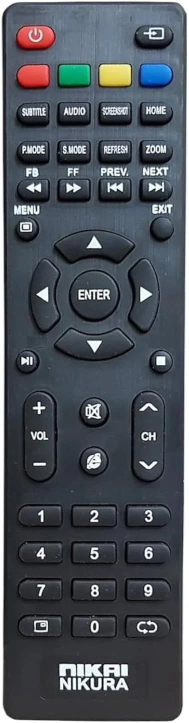 ریموت کنترل جایگزین BURAQ برای تلویزیون های هوشمند ال سی دی و ال ای دی نیکای (نوع 3) و تلویزیون ال سی دی و ال ای دی نیکورا