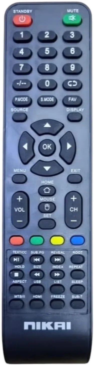 ریموت کنترل جایگزین BURAQ برای تلویزیون هوشمند نیکای LED مدل (Type 2)