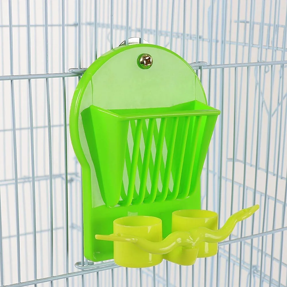 نگهدارنده استخوان ماهی مرکب پرنده BIGTHREE، تغذیه کننده مرغ عشق برای قفس، نگهدارنده غذای طوطی، نگهدارنده استخوان، نگهدارنده غذای قفس پرنده برای میوه، سبزیجات، آب، دانه و غلات پرنده خانگی