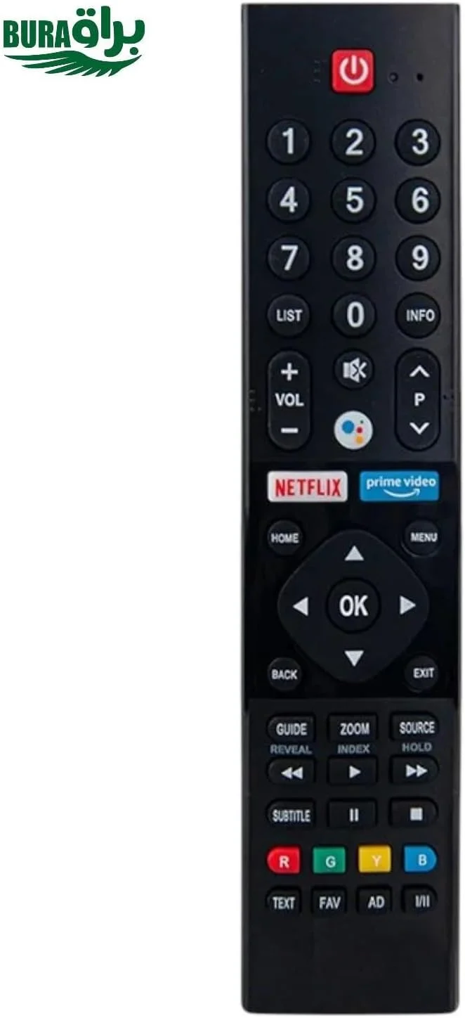 ریموت کنترل جایگزین BURAQ L2750V برای تلویزیون های هوشمند پاناسونیک LCD LED با دکمه های اختصاصی نتفلیکس و پرایم ویدیو