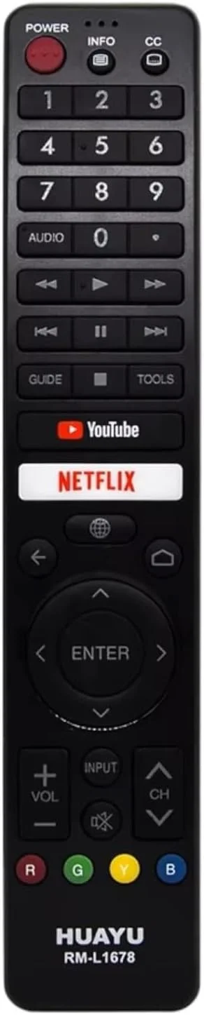 ریموت کنترل جایگزین BURAQ GB326WJSA سازگار با تلویزیون هوشمند 4K UHD شارپ AQUOS مدل‌های 4T-C60BJ3T، 4T-C60BK1X، 2T-C42BG8X، 4T-C50BK1X، 2T-C50BG1X، 2T-C50BG1I، 4T-C50BJ1T، 4T-C50BJ3T، 4T-C60BK1T، 4T-C60BJ1T