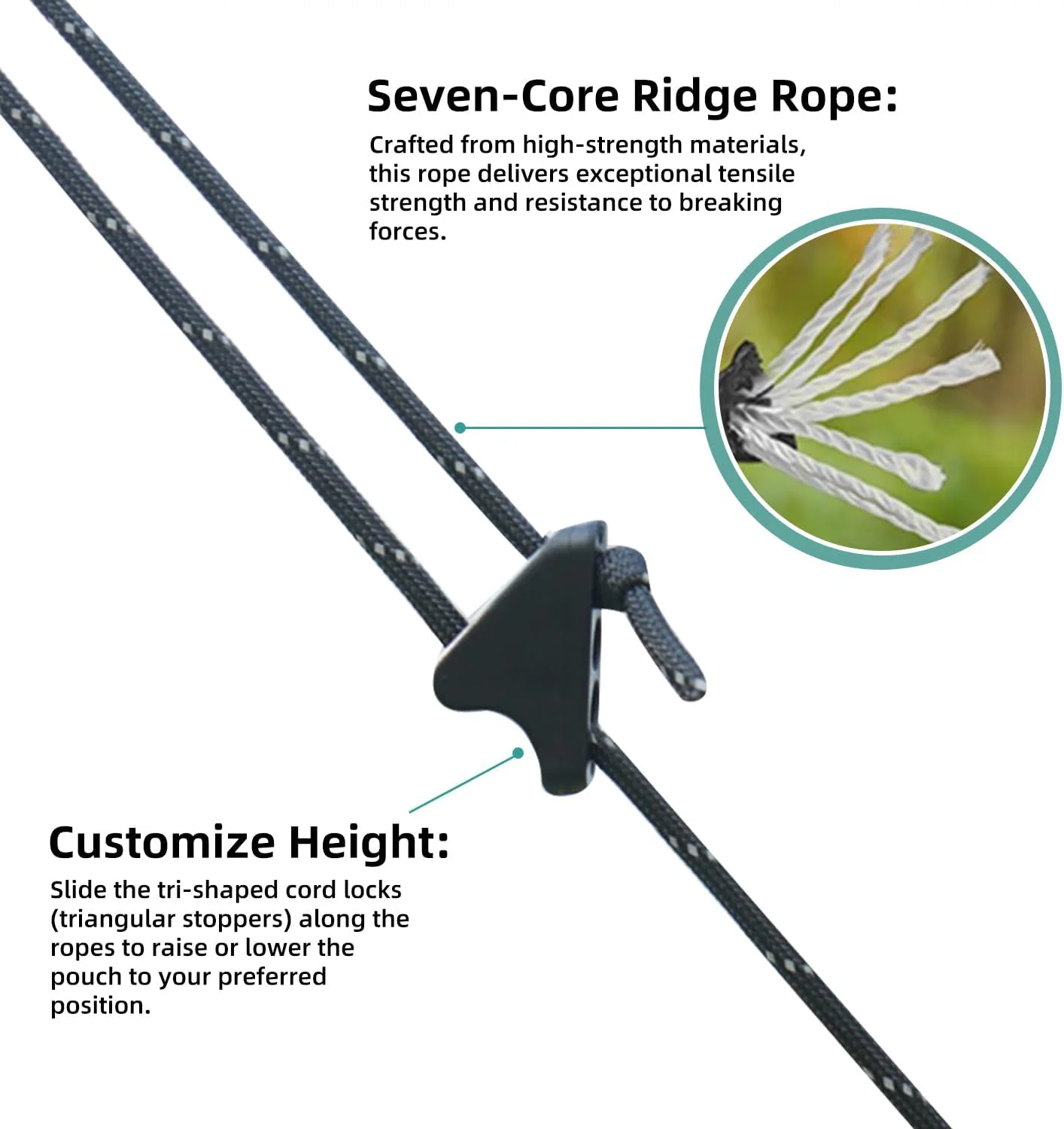 هاموک ذخیره سازی ضد آب Travel Bird برای زیر هاموک، لوازم جانبی کوچک ذخیره سازی کمپینگ برای هاموک