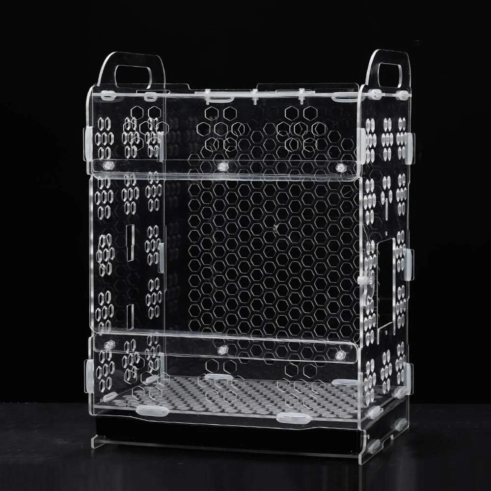 قفس پرنده آویز OUKA، زیستگاه آکریلیک پرنده، تراریوم قابل جدا شدن، قفس حمل مسافرتی قابل حمل برای طوطی دم دراز، پرنده کوچک، مرغ عشق قفس پرنده آویز OUKA، زیستگاه آکریلیک پرنده، تراریوم قابل جدا شدن، قفس حمل مسافرتی قابل حمل برای طوطی دم دراز، پرنده کوچک، مرغ عشق