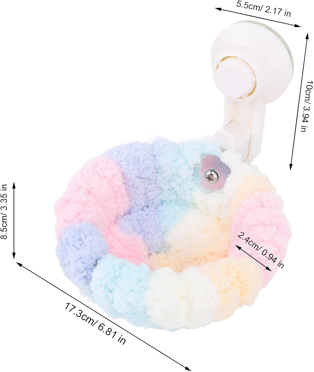 خانه لانه پرنده گرم زمستانی، لانه پرنده مخمل خواب دار با فنجان مکش برای شیشه ماشین در فضای باز، تخت خواب آویز لانه طوطی پرنده برای طوطی های حیوان خانگی (بزرگ)