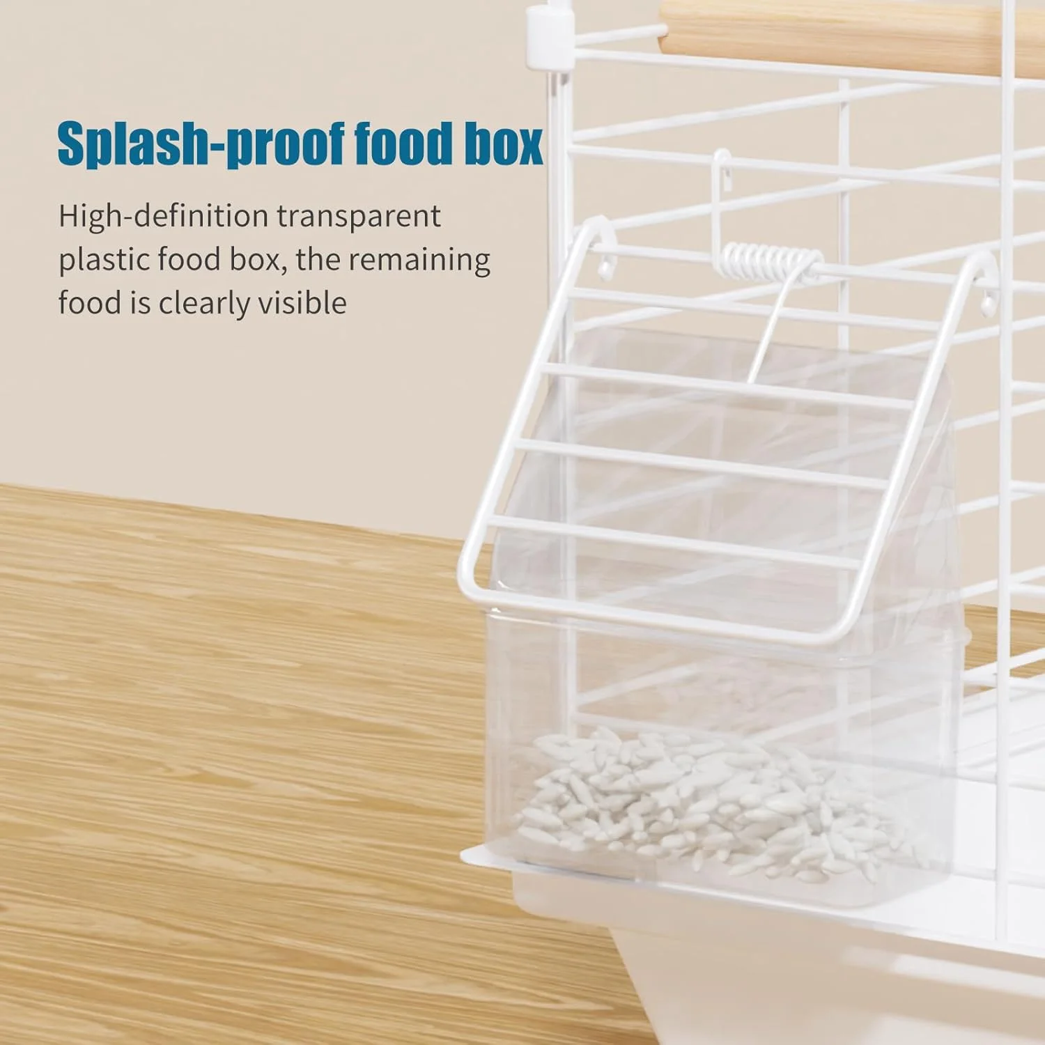 قفس پرنده Sumkyle، قفس پرنده کوچک، کیت قفس پرنده با اسباب بازی تاب دار برای طوطی برزیلی، طوطی، مرغ عشق، عروس هلندی، قناری، فنچ (سفید) قفس پرنده Sumkyle، قفس پرنده کوچک، کیت قفس پرنده با اسباب بازی تاب دار برای طوطی برزیلی، طوطی، مرغ عشق، عروس هلندی، قناری، فنچ (سفید)