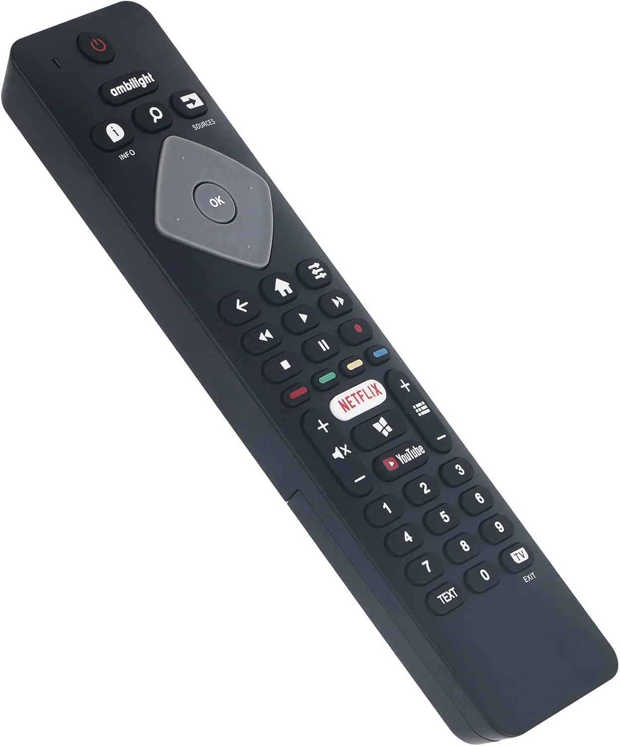ریموت کنترل جایگزین AULCMEET BRC0984505/01 مناسب برای تلویزیون های هوشمند LED-FHD فیلیپس سری 6905 مدل های 32PFS6905/12 و 32PFS6905