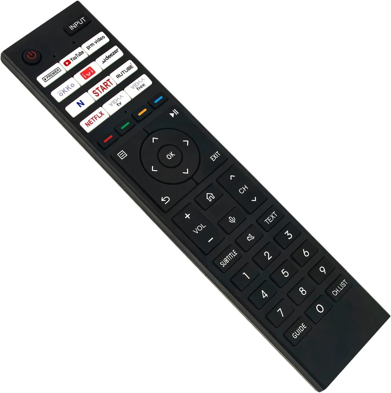 ریموت کنترل جایگزین AULCMEET CT-95061 مناسب برای تلویزیون هوشمند توشیبا مدل‌های 50C350LW 55C350LE 55C350LN 55C350LV 55C350LW 55X9900LE 55X9900LN 55X9900LP