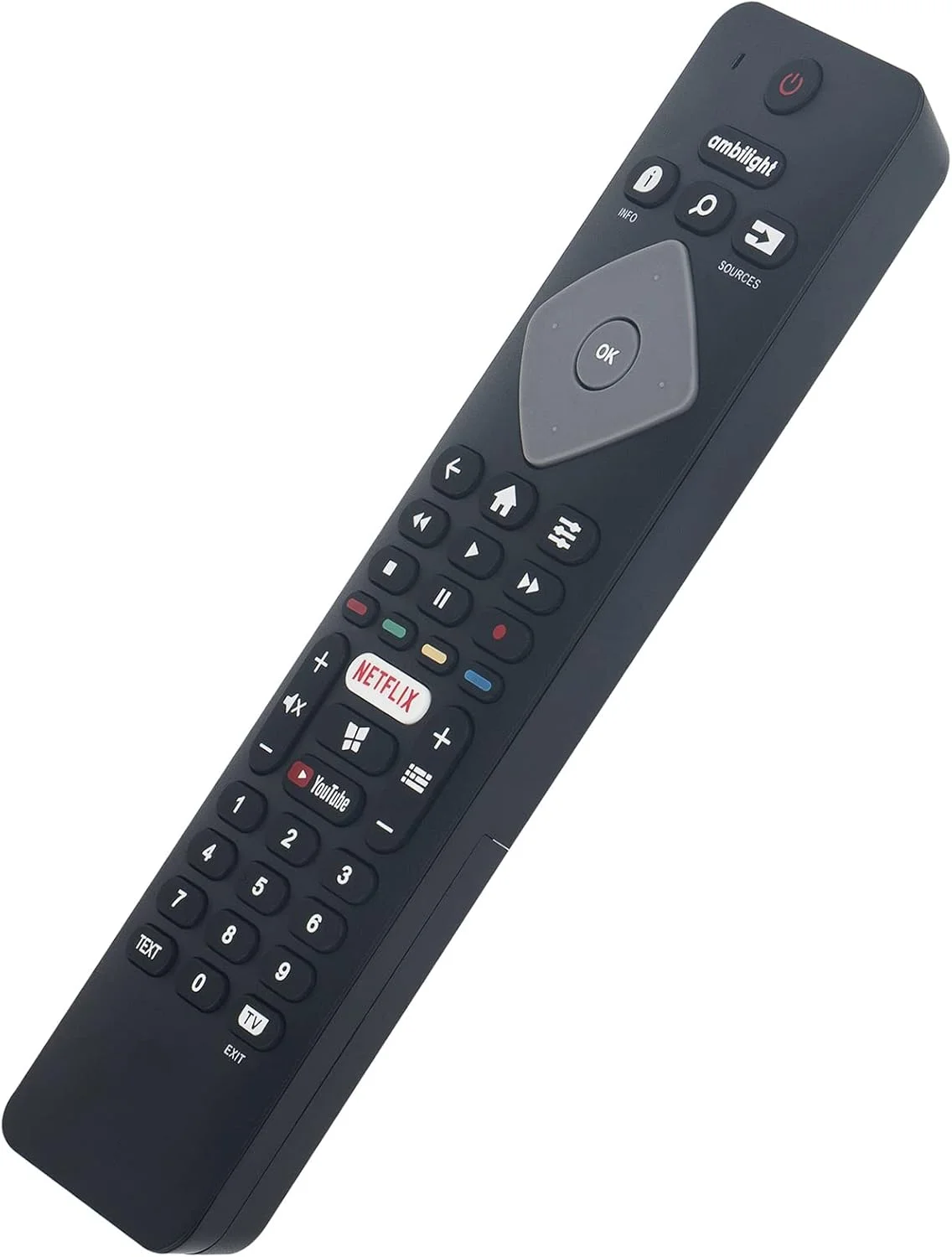 ریموت کنترل جایگزین AULCMEET BRC0984505/01 مناسب برای تلویزیون های هوشمند LED-FHD فیلیپس سری 6905 مدل های 32PFS6905/12 و 32PFS6905