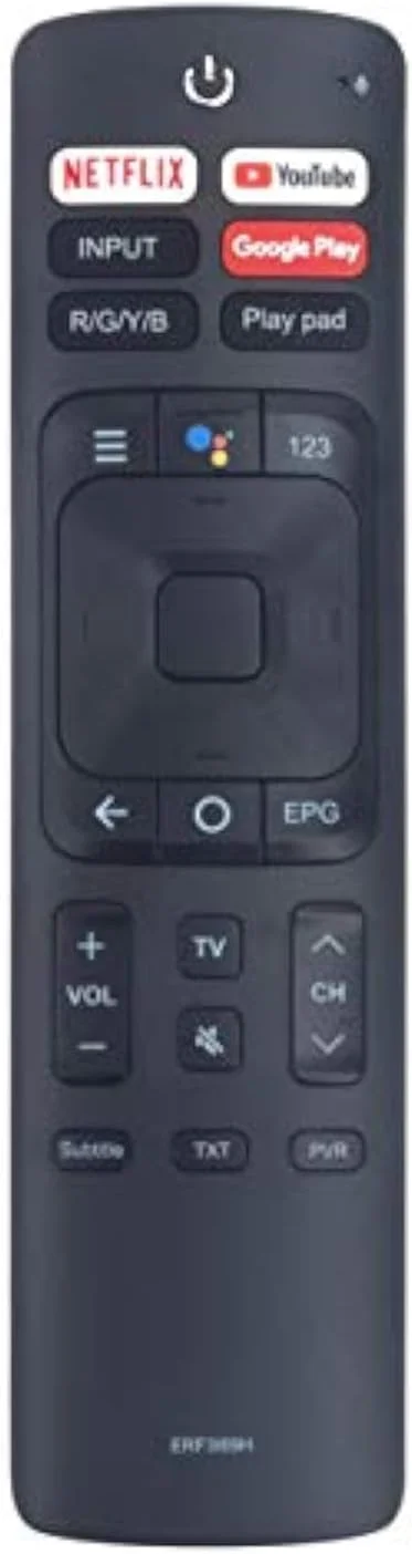 ریموت کنترل صوتی جایگزین AULCMEET ERF3I69H سازگار با تلویزیون هوشمند 4K Hisense مدل‌های 50RG 55RG 65RG 55H9100E 55Q8809 65H9100E، ریموت پشتیبان برای ERF3B69 ERF3A69S ERF3B69S ERF3I69H W9HBRCB0006