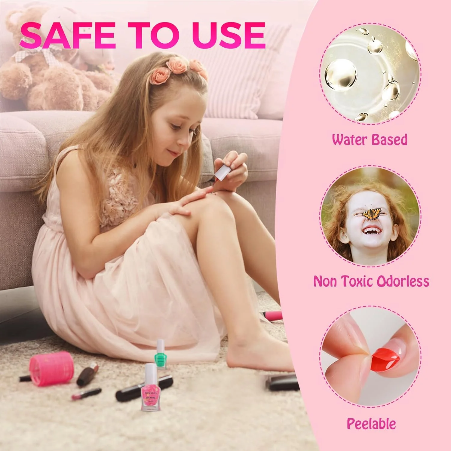 مجموعه لاک ناخن کودک تومیکا، غیر سمی، خشک شونده سریع، بر پایه آب، قابل جدا شدن، 10 رنگ، کیت لاک ناخن کودک نوپا، طبیعی، ایمن، سریع، کیت هدیه لاک ناخن DIY برای دختران بالای 5 سال مجموعه لاک ناخن کودک تومیکا، غیر سمی، خشک شونده سریع، بر پایه آب، قابل جدا شدن، 10 رنگ، کیت لاک ناخن کودک نوپا، طبیعی، ایمن، سریع، کیت هدیه لاک ناخن DIY برای دختران بالای 5 سال