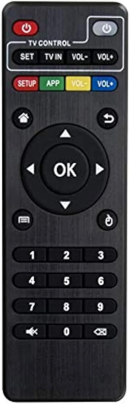 کنترل از راه دور تلویزیون اندروید برای باکس های T95Q H96 TX3 Mini MX10 MAX TX9 PRO TX92 - جایگزین برای مدیا پلیرهای T95Z T95 Max