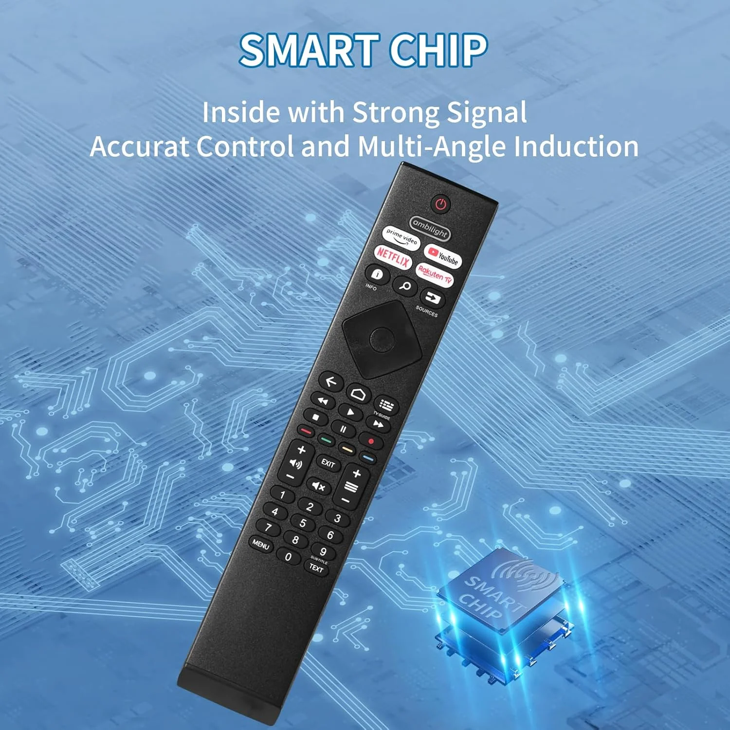 ریموت کنترل جایگزین Auilzlz سازگار با تلویزیون های هوشمند فیلیپس Ambilight ریموت کنترل جایگزین Auilzlz سازگار با تلویزیون های هوشمند فیلیپس Ambilight