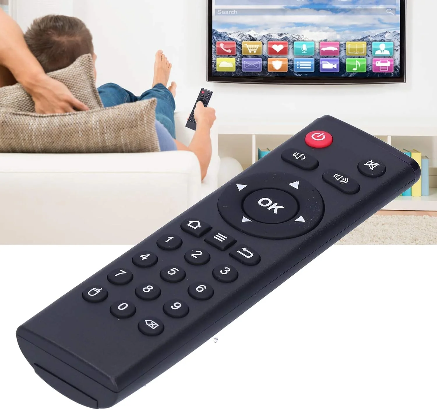 ریموت کنترل Archuu TX6، جایگزینی مناسب برای ریموت کنترل جعبه تلویزیون اندرویدی، ریموت کنترل جهانی برای Tanix TX5 OS X TX3 OS X ریموت کنترل Archuu TX6، جایگزینی مناسب برای ریموت کنترل جعبه تلویزیون اندرویدی، ریموت کنترل جهانی برای Tanix TX5 OS X TX3 OS X