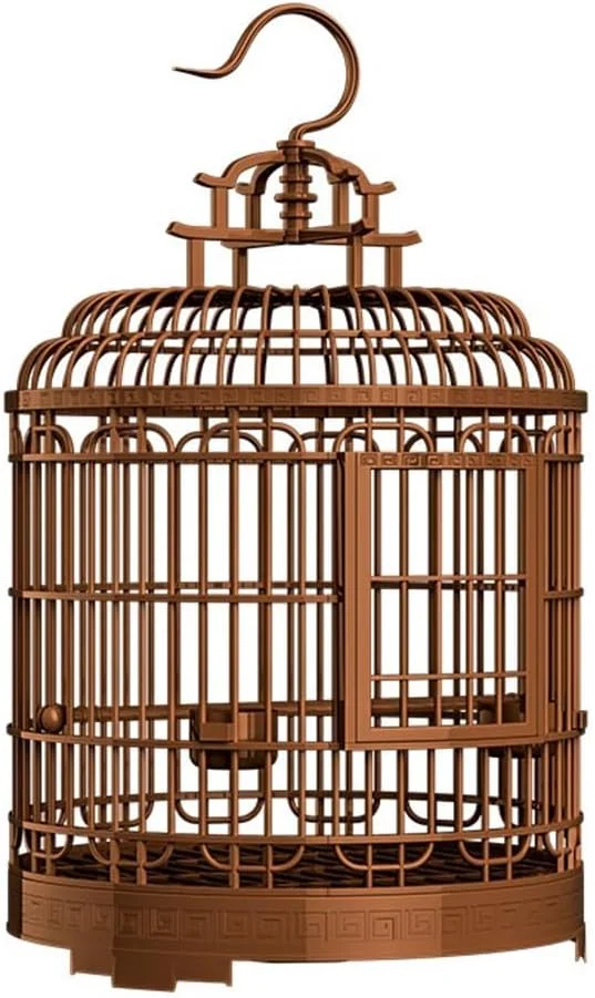 قفس پرنده SONGYL-20249، پلاستیکی مناسب استفاده خانگی، قابل حمل، تمیز کردن آسان، تعاملی، قفس پرنده کوچک قابل حمل برای فضای باز