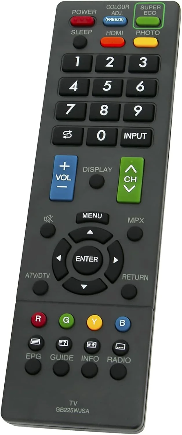 ریموت کنترل Allimity GB225WJSA مناسب برای تلویزیون های هوشمند ال سی دی و ال ای دی شارپ ریموت کنترل Allimity GB225WJSA مناسب برای تلویزیون های هوشمند ال سی دی و ال ای دی شارپ