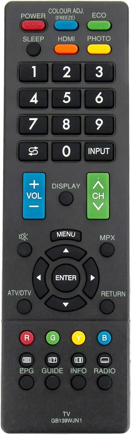 ریموت کنترل جدید ALLIMITY مدل GB139WJN1 مناسب برای تلویزیون های ال سی دی ال ای دی شارپ مدل LC-40L500M