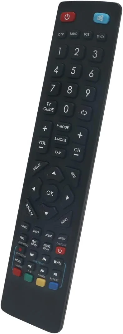 ریموت کنترل جایگزین ALLIMITY مناسب برای تلویزیون تکنیکا مدل‌های 32G22B-FHD 32G22B-HD 32G22B-HD/DVD 40G22B-FHD 50G22B-FHD