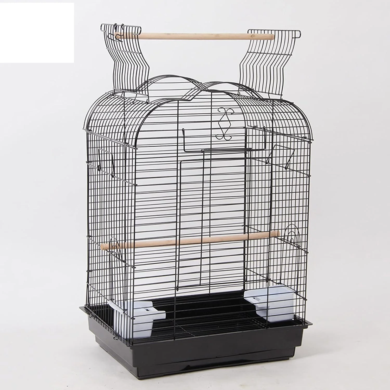 قفس پرنده نیم دایره ای، قفس طوطی برزیلی فلزی، قفس راهب پوست ببری، قفس آویز مد روز برای طوطی برزیلی، قناری، مرغ عشق، لوازم حیوانات خانگی