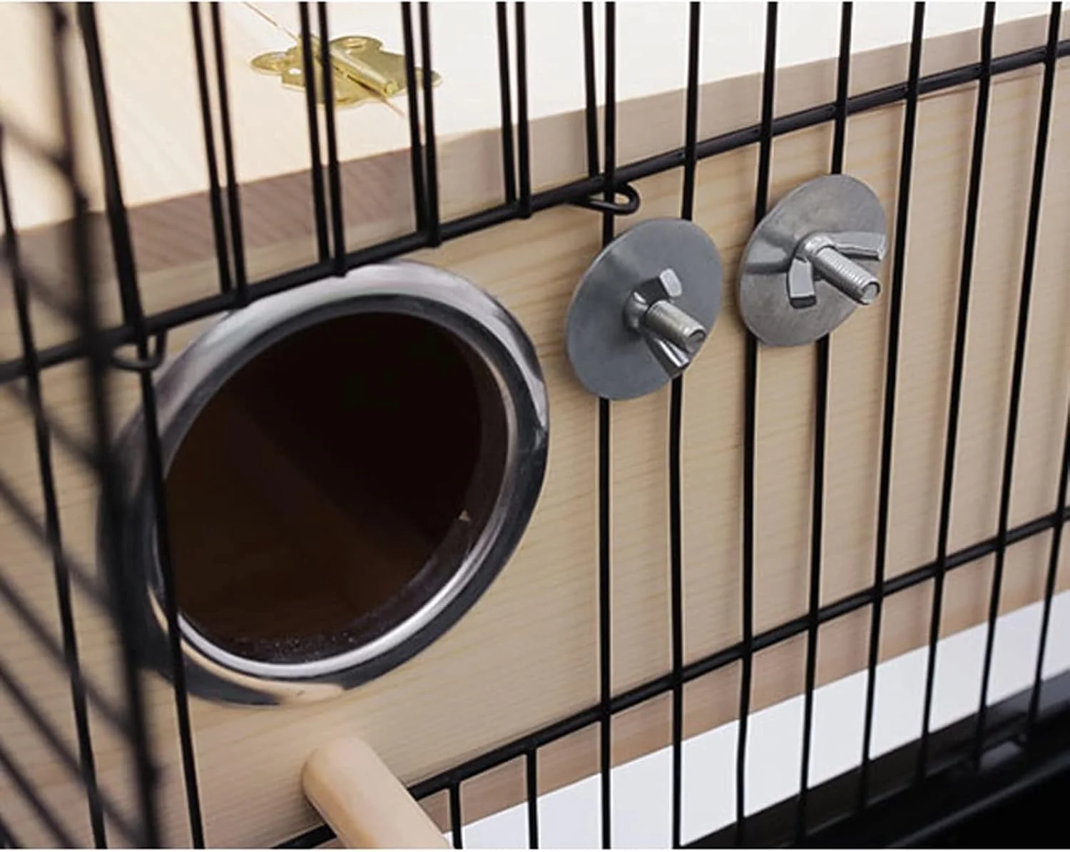 قفس پرنده نیم دایره ای، قفس طوطی برزیلی فلزی، قفس راهب پوست ببری، قفس آویز مد روز برای طوطی برزیلی، قناری، مرغ عشق، لوازم حیوانات خانگی