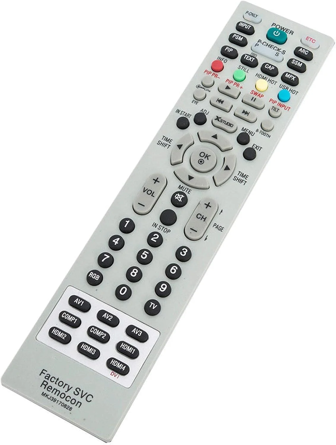 ریموت کنترل سرویس جایگزین AIDITIYMI MKJ39170828 سازگار با تلویزیون های ال سی دی و ال ای دی ال جی مدل DU-27FB32C DU27FB32C