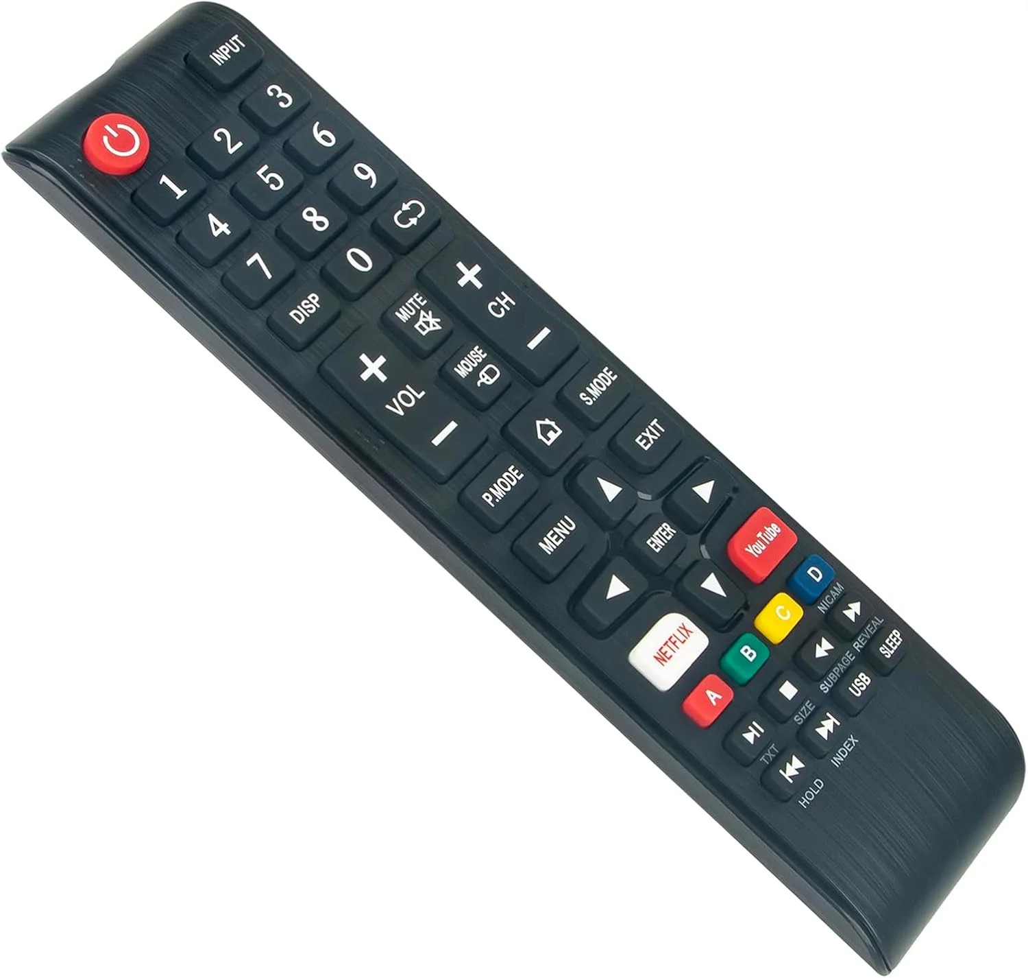 ریموت کنترل جایگزین مناسب برای تلویزیون هوشمند Akai مدل های AKTV3232 AKTV5543 AKTV439FT AKTV5543FT AKTV3230T AKTV3922NT AKTV3922T AKTV3933T