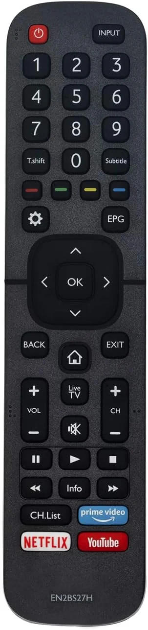 ریموت کنترل جایگزین AIDITIYMI EN2BS27H برای تلویزیون هایسنس