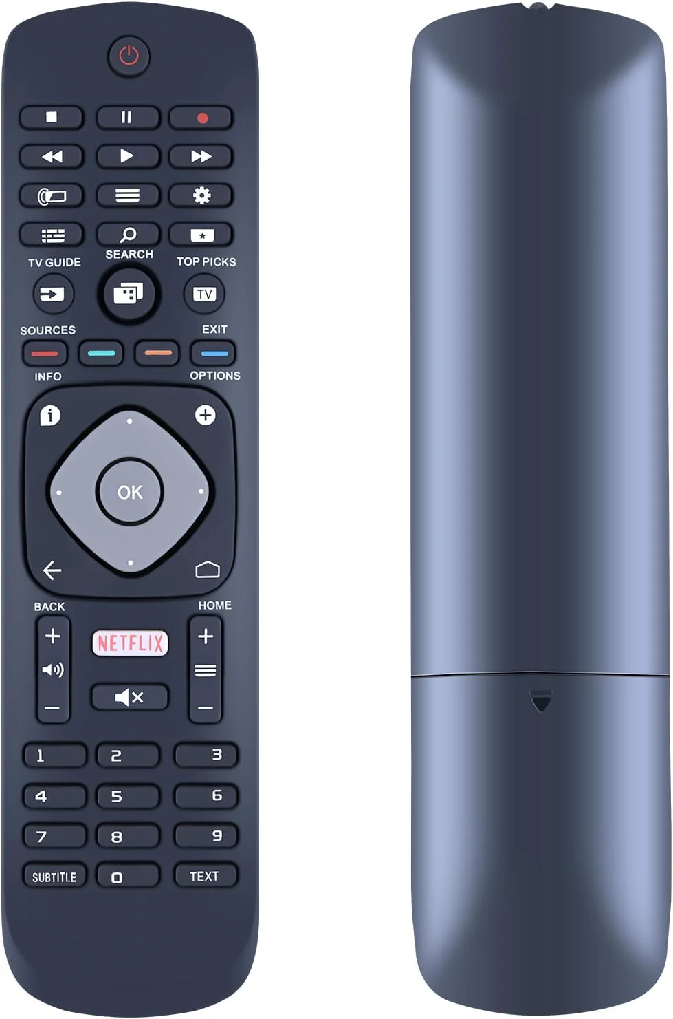 ریموت کنترل یونیورسال مناسب برای تلویزیون ال ای دی فیلیپس مدل های 50PUT6103 50PUT6103/56 55PUT6103 55PUT6103/56 32PHT5102 32PHT5102/79 43PFT5102 43PFT5102/79 50PUT6102 50PUT6102/79 50PUT6103 50PUT6103/75 50PUT6103/79